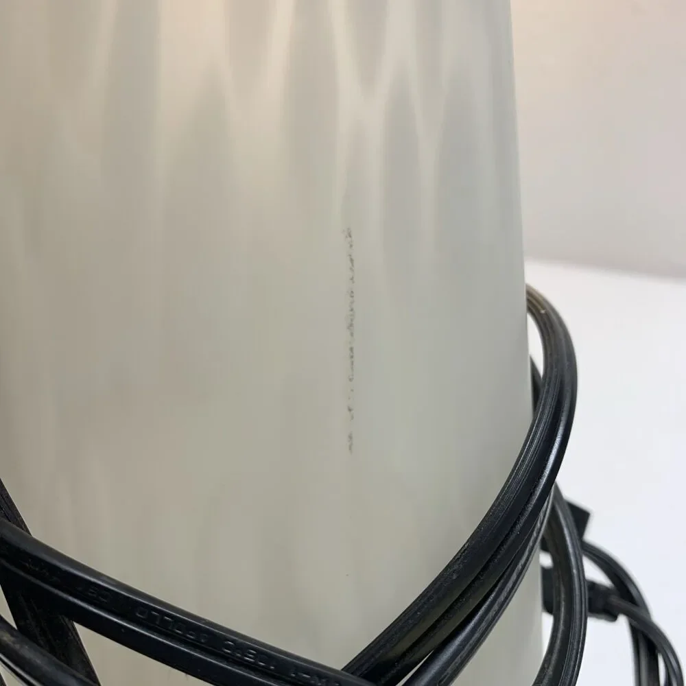 Vintage Dale Tiffany Style Glass Light House Lamp 14.25” Table Accent Nautical